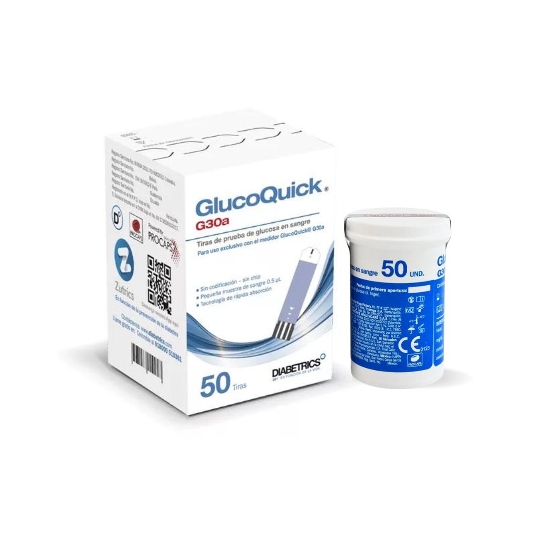 Tiras Reactivas Glucoquick 