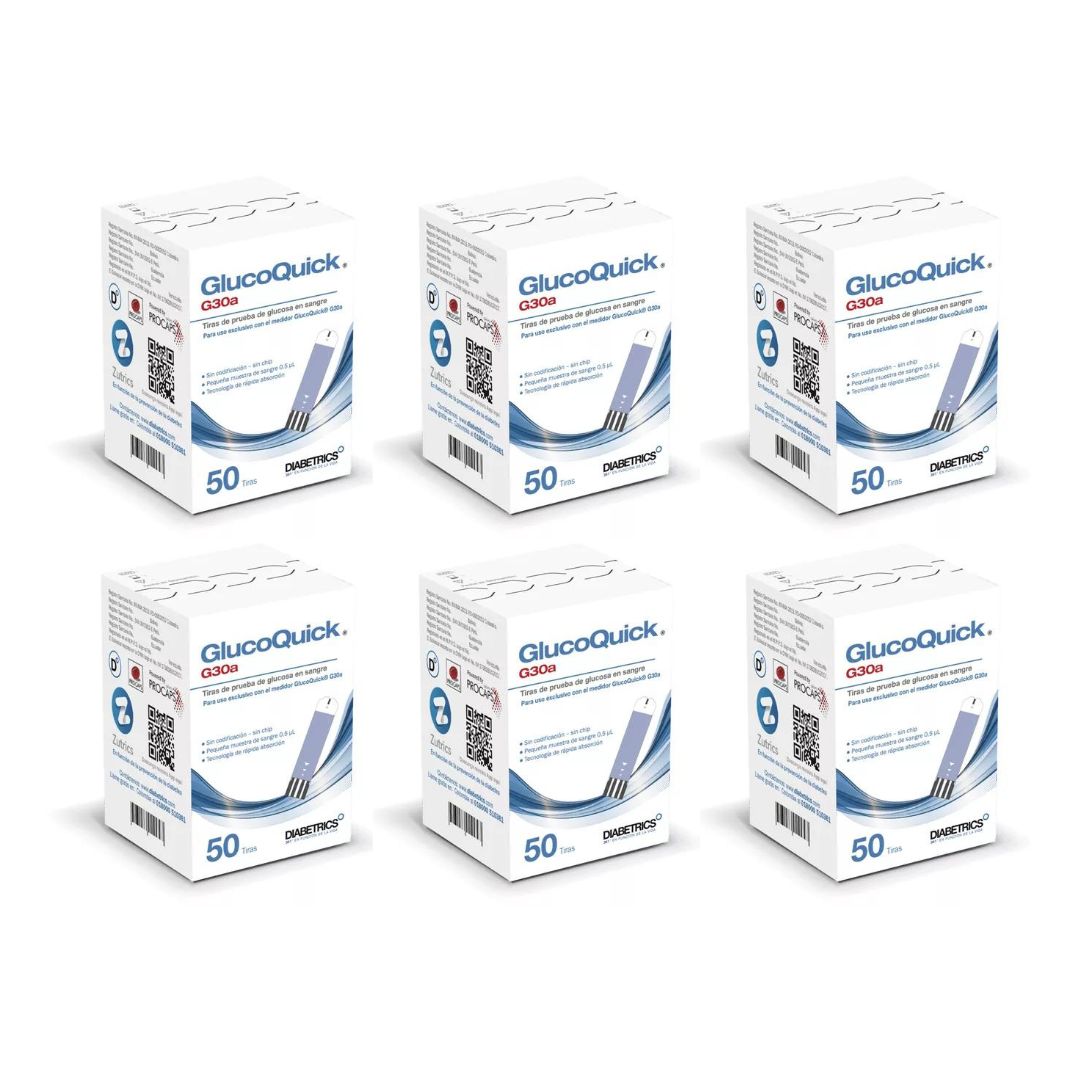 Tirillas Glucoquick G30A  6 cajas